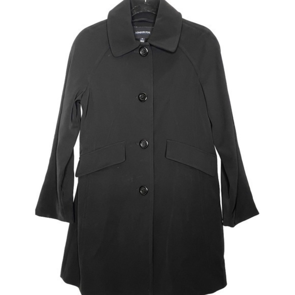 London Fog size small black pea coat
